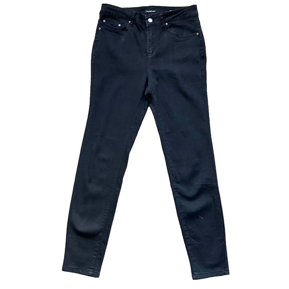 Needle & Cloth Black High Rise Skinny Jeans Jeggings Lightweight Stretch -Size 8 - Picture 1 of 11